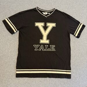 H&M Yale‎ University T-Shirt Varsity Striped Graphic Tee Size US 20 Youth tween